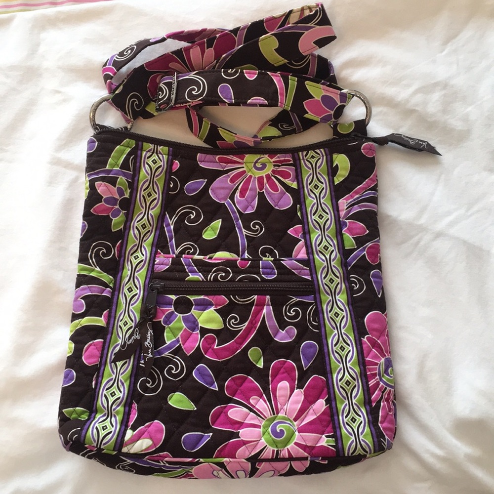 Vera Bradley Hipster bag in “purple punch”